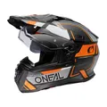 O'NEAL D-SRS Helm SQUARE Schwarz/Grau/Rot/Größe XS