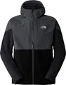 The North Face Mens Lightning Zip In Jacket tnf blk smkd prl asphalt grey - Größe S