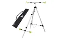 Zite Rutenhalter Brandungsdreibein Teleskopisch Aluminium Tripod mit Tasche für 2 Ruten