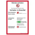 SafetyMarking Brandschutzschild "Brandschutzordnung Teil A " rechteckig 20,0 x 30,0 cm, 1 St.