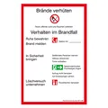 SafetyMarking Brandschutzschild "Brandschutzordnung Teil A " rechteckig 20,0 x 30,0 cm (43.A5960)