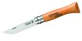 Opinel 113060 Carbon Messer Erwachsene, Natur, N° 06, Hartholz Braun, N°6