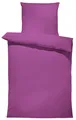 Uni Bettwäsche 155x220 cm violett lila  Einfarbig Renforce Baumwolle Übergröße