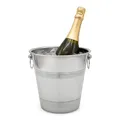 Spetebo Design Flaschenkühler aus Edelstahl glänzend 20,5 cm - Ideal zur Kühlung von Sekt oder Spirituosen