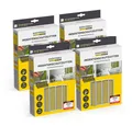 EASYmaxx Insektenschutz-Fensterrahmen Insect Protect Insekten- & Pollenschutzgitter 150 x 130 cm, (4-St), Moskitonetz zuschneidbar, Einfache Montage mit 12 Magneten