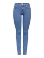 ONLY Damen Onlrain Life Reg Skinny DNM Noos Jeans, Medium Blue Denim, L / 30L EU