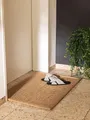 benuta Pure Fußmatte Greta - Creme 60x90 cm - 100% Sisal - Rechteckig & im Style: Bordüre, Uni, Natural Living, Scandi Living - Pflegeleicht für Wohnzimmer Schlafzimmer Flur Terrasse Balkon