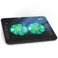 Duronic LC2 Kühlpad | Laptop Kühler für Gaming Notebook | Cooling Ventilator Laptopständer | Laptoperhöhung höhenverstellbar | Kühlständer für Business Home Office | Leistungsstarker Computer Lüfter