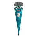 Step by Step Schultüte „Dog Basty“, türkis, passend zum Schulranzen, aus recycelten PET-Flaschen, Verschluss aus Stoff,5 l Füllvolumen, 70 cm Höhe