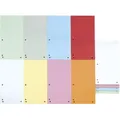 Donau Trennblätter, karton, 1/3 a4, 235x105mm, 100stk., farbig sortiert (41911228)