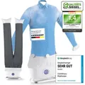 CLEANmaxx automatischer Hemdenbügler Dampffunktion Innovativ Bügler Hemden & Blusen Wäschetrockner Bügeleisen 2 Programme Touch Display Bügels... - Weiß