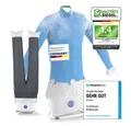 CLEANmaxx Bügelsystem automatischer Hemdenbügler mit Dampffunktion inklusive Hosenaufsatz, 1800 W, Innovativer Bügler für Hemden & Blusen, Bügelautomat Bügelpuppe