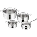 Tefal Jamie Oliver Cook Smart 7tlg (Pfannenset + Topfset, Edelstahl) (E311S734)