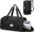 Laripwit Sporttasche Herren 40L Rucksack Trainingstasche Schwarz