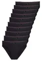 Le Jogger Herren Slips 10er Spar Pack, Unterhosen, Baumwolle, Schlüpfer 323440 (9, farb-Set)