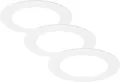 Briloner LED-Einbauleuchten Ultraflat 3er Set 6W 660lm weiß
