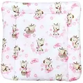 TupTam Wickelauflage TupTam Baby Wickeltischauflage mit Baumwollbezug Gemustert rosa 75 cm x 80 cm