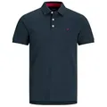 Jack & Jones Poloshirt Polo JJEPAULOS Sommer Kragen Pique Cotton (1-tlg) JJEPAULOS POLO SS NOOS blau M (48)