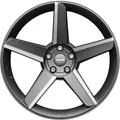 Momo Stealth matt anthracite diamond cut 8.5x19 ET35 - LK5/120 ML72.6 Alufelge grau