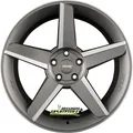 Momo Stealth matt anthracite diamond cut 8.5x19 ET35 - LK5/120 ML72.6 Felge Alu