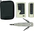 ProfiPatch Netzwerktester Kabeltester + Auflegewerkzeug LSA-Anlegewerkzeug Set