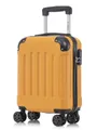 YONSLY Hartschalen-Trolley Hartschalen-Koffer Trolley 360° Rollen, robuster Reisekoffer, 4 Rollen, mit Zahlenschloss, für Business und Urlaub 46/55/66/76 cm