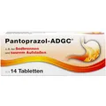 Pantoprazol-ADGC® - 14 Stück - gegen Sodbrennen, saures Aufstoßen - Mittel bei Magenübersäuerung - wirkt gegen stillen Reflux und Magenbrennen