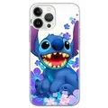 Handyhülle Stitch 001 Disney Partial Print Transparent kompatibel mit Google Pixel 7 Pro