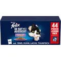 Felix So gut wie es aussieht Gemischte Vielfalt in Gelee Katzennassfutter, 44er Pack (44 x 85g)