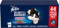 Felix Katzennassfutter Gemischte Vielfalt Gelee Multipack 44x85g Rind Huhn Lachs