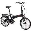 Tretwerk Carter E Bike Klapprad 20 Zoll Pedelec 150 - 180 cm Elektrofahrrad mit 7 Gängen StVZO Klappfahrrad - Schwarz