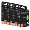 16 X Panasonic Eneloop PRO AA Akkus 2500mAh Wiederaufladbar HR6 Ni-MH BK-3HCDE