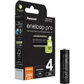 4 x Panasonic Eneloop Pro  Akku BK-3HCDE AA Mignon 2500mAh 1,2V im Blister