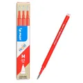 3x Pilot Tintenrollermine für Pilot Frixion Tintenroller BLS-FR7-R-S3 rot