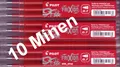 10 x PILOT Frixion Ball Tintenroller Ersatzmine rot  Minen BLS-FR7 für BL-FR7