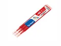 3 Ersatzminen für Pilot FriXion Ball / Clicker Tintenroller M 0,7 rot red