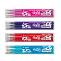 Pilot Frixion Ball Ersatzminen 0.7 - 3x pink, 3x violett, 3x rot, 3x hellblau