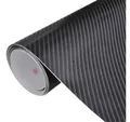 vidaXL Aufkleber Autofolie 4D Schwarz 100x150 cm, (1tlg)