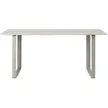 Muuto 70/70 Tisch, 170 x 85 cm, grau linoleum / grau