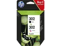HP 302 Tintenpatrone Schwarz/Cyan/Magenta/Gelb (X4D37AE)