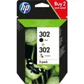 HP 302 Tinten 2er-Pack Schwarz/Dreifarbig