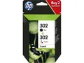 HP 302 (X4D37AE) - Schwarz + 3 Farben - Druckerpatrone - Multipack