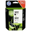 HP X4D37AE Combo 2-Pack BK/Color No. 302
