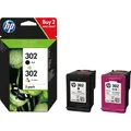 hpX4D37AE  hp Multipack hp 302 (X4D37AE) für hp, schwarz/farbig