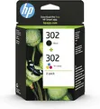 HP 302 (X4D37AE) Original Druckerpatronen, Black + Tri-color, für HP DeskJet