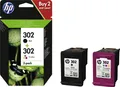 HP Druckerpatrone 302 HP Combo Pack Multipack Schwarz + Bunte Tintenpatrone