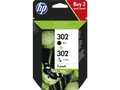 HP 302 Tintenpatrone Schwarz/Cyan/Magenta/Gelb (X4D37AE)