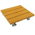 WPC Rolluntersetzer Pflanzenroller Blumenroller eckig/rund, verschiedene Farben