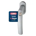 ABUS Abschließbarer Fenstergriff FG200 AB208-10er Set - Fensterknauf mit Druckzylinder, gleichschließend - ABUS-Sicherheitslevel 3-88561 - Grau