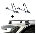 2x Fahrradträger SAGITTAR+Dachträger K1M für für Suzuki Swift VI 5Türer ab 17